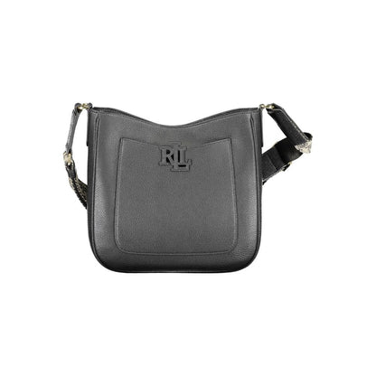 Ralph Lauren Nero Leather Women Shoulder Bag