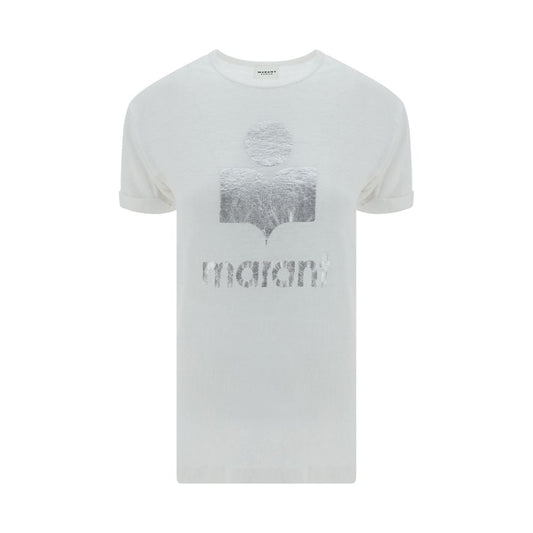 Marant Etoile White Linen T-Shirt