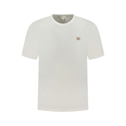 Calvin Klein Weißes Baumwolle Männer T-Shirt