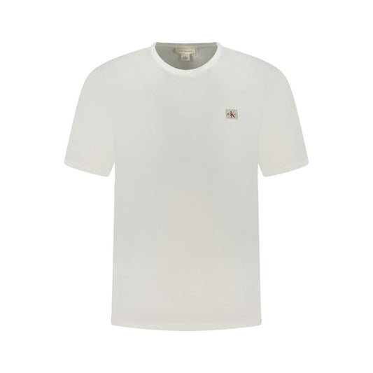 Calvin Klein Weißes Baumwolle Männer T-Shirt