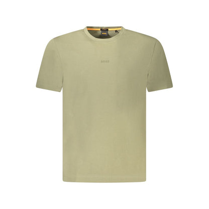 Hugo Boss Grünes Baumwolle Männer TShirt