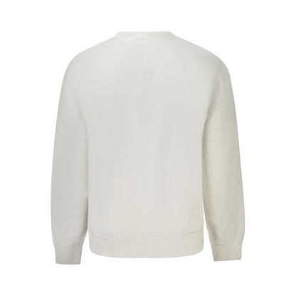 Calvin Klein Weißer Baumwollpullover für Männer