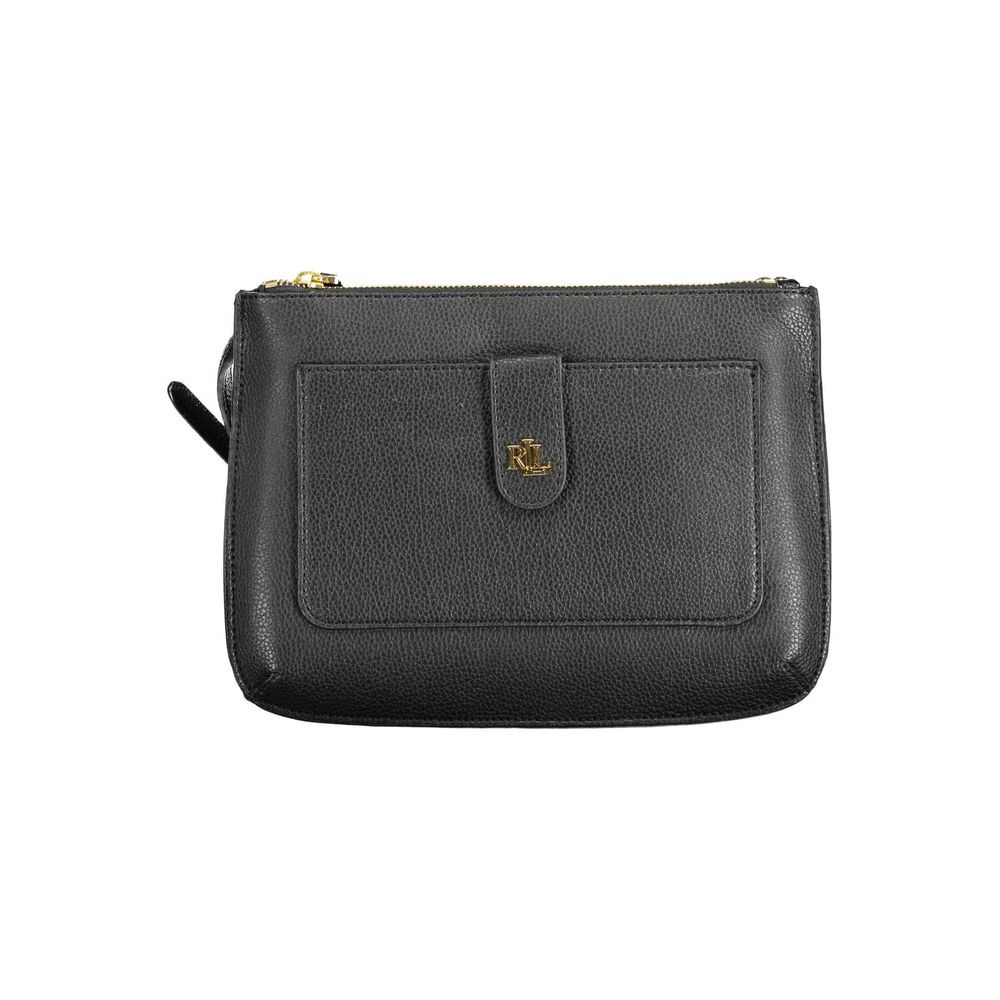 Ralph Lauren Black Leather Women's Shoulder Bag