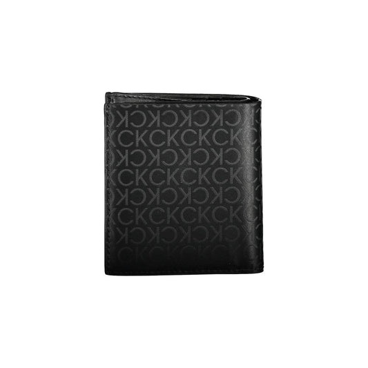 Calvin Klein Schwarzes Polyester Portemonnaie
