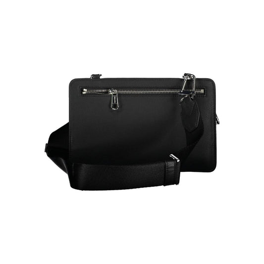 Calvin Klein Schwarze Polyester-Umhängetasche