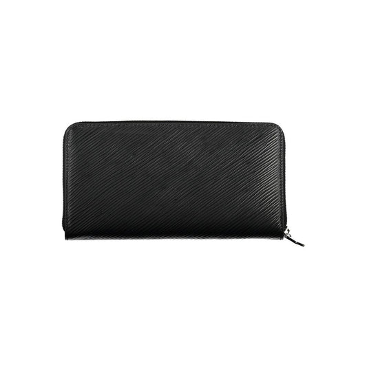 Calvin Klein Schwarzes Portemonnaie aus Polyethylen