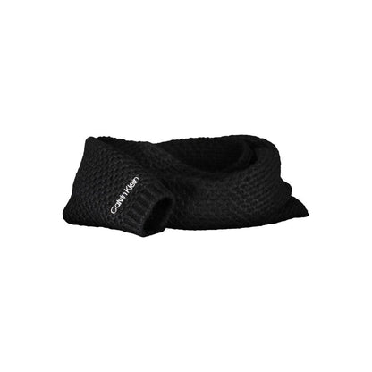 Calvin Klein Schwarzer Alpaka-Wollschal