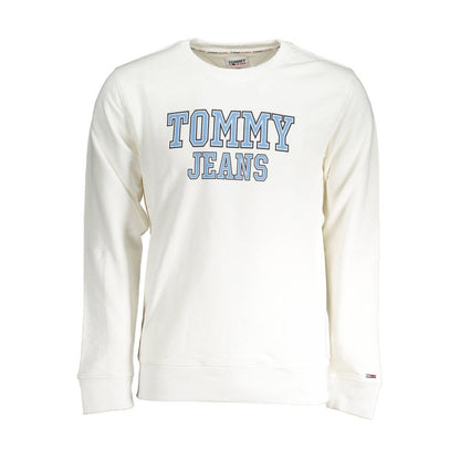 Tommy Hilfiger Weißer Baumwollpullover für Männer
