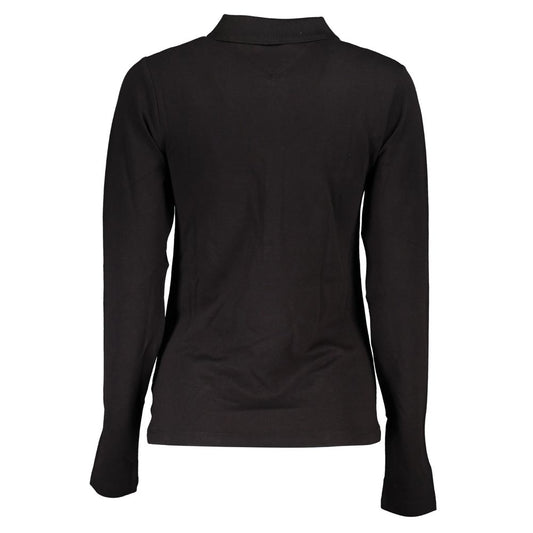 Tommy Hilfiger Schwarzes Baumwoll-Poloshirt