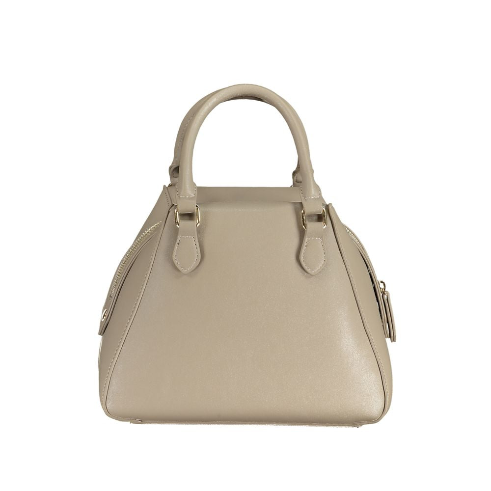 Mario Valentino Beige Polyurethane Women Handbag