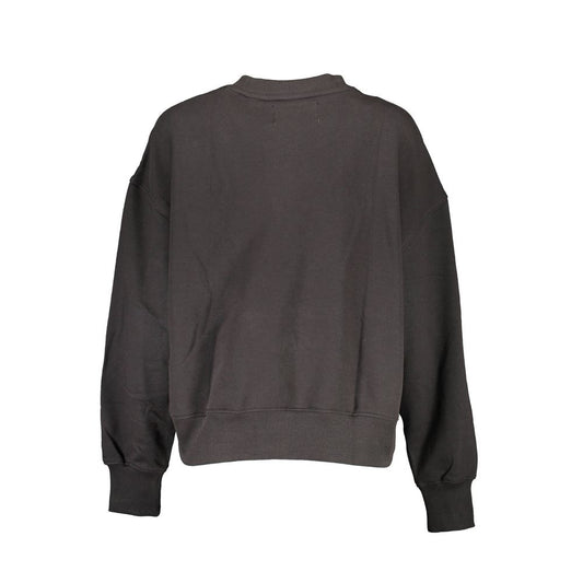 Calvin Klein Schwarzer Baumwollpullover für Frauen