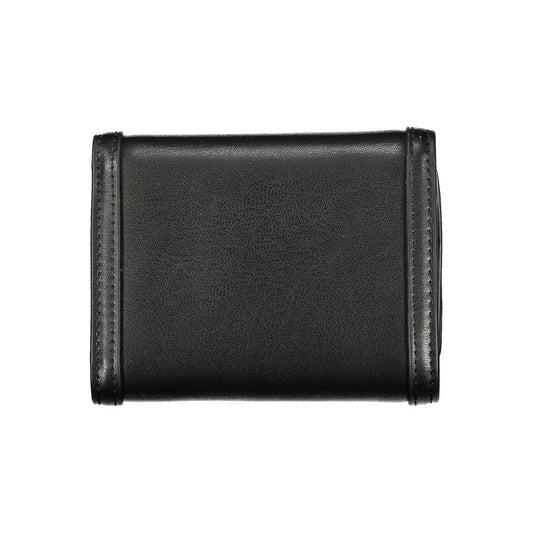 Tommy Hilfiger Schwarzes Portemonnaie aus Polyethylen