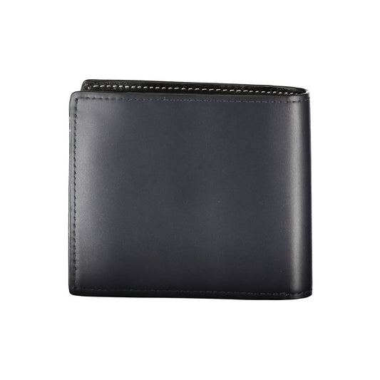 Tommy Hilfiger Blaues Leder Portemonnaie
