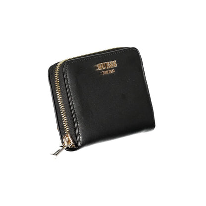 Guess Jeans Black Polyurethane Women Wallet