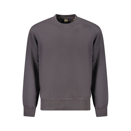 Hugo Boss Schwarzer Baumwollpullover für Männer