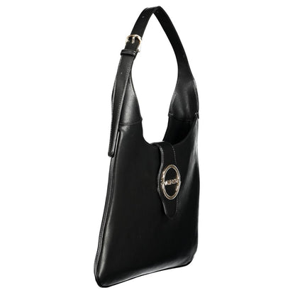 Mario Valentino Black Polyurethane Women Handbag