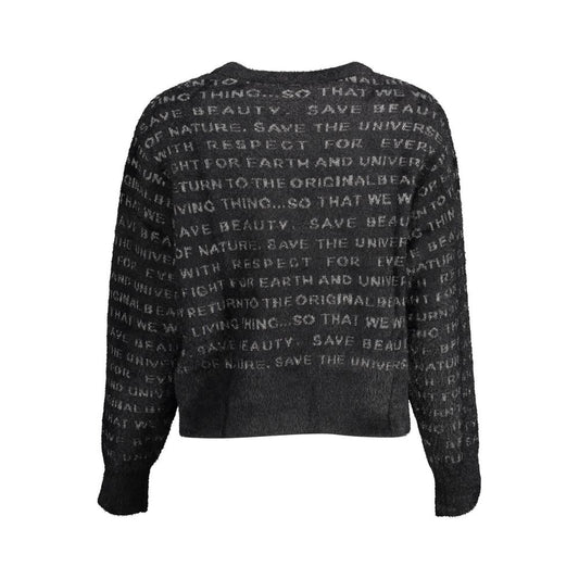 Desigual Schwarzer Polyester-Pullover