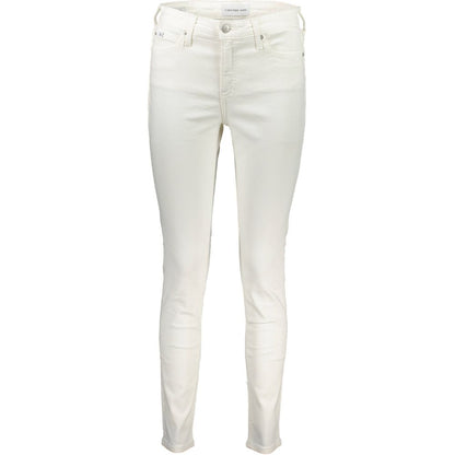 Calvin Klein Weiße Baumwolle Frauen Jeans