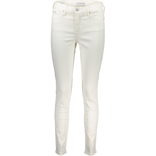 Calvin Klein Weiße Baumwolle Frauen Jeans