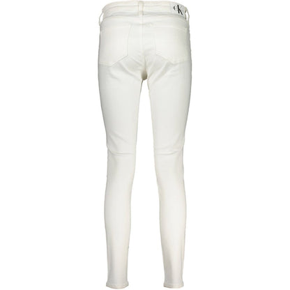 Calvin Klein Weiße Baumwolle Frauen Jeans
