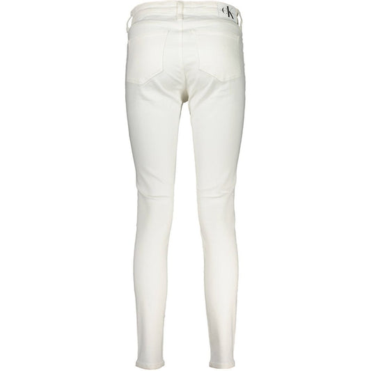 Calvin Klein Weiße Baumwolle Frauen Jeans