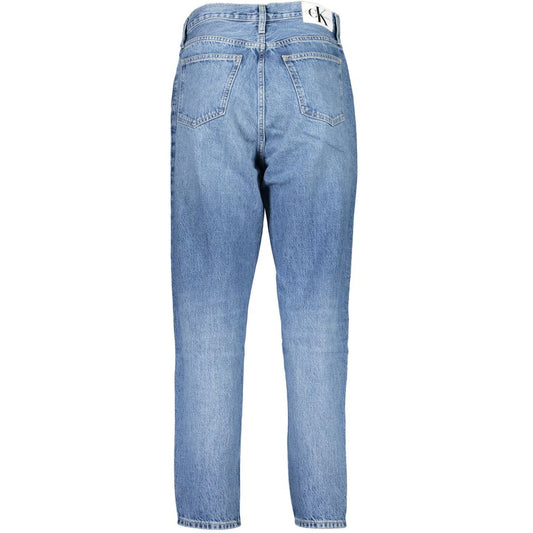 Calvin Klein Blaue Baumwolle Damenjeans
