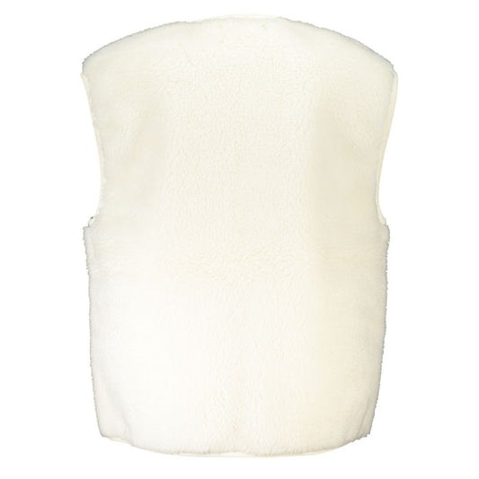 Calvin Klein Weißer Polyester-Damenmantel