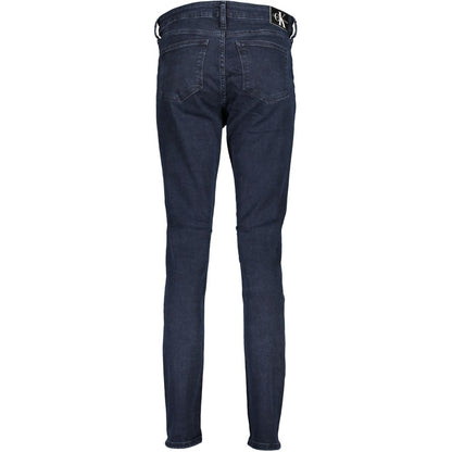 Calvin Klein Blaue Baumwolle Frauen Skinny Jean