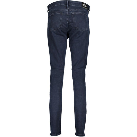 Calvin Klein Blaue Baumwolle Frauen Skinny Jean
