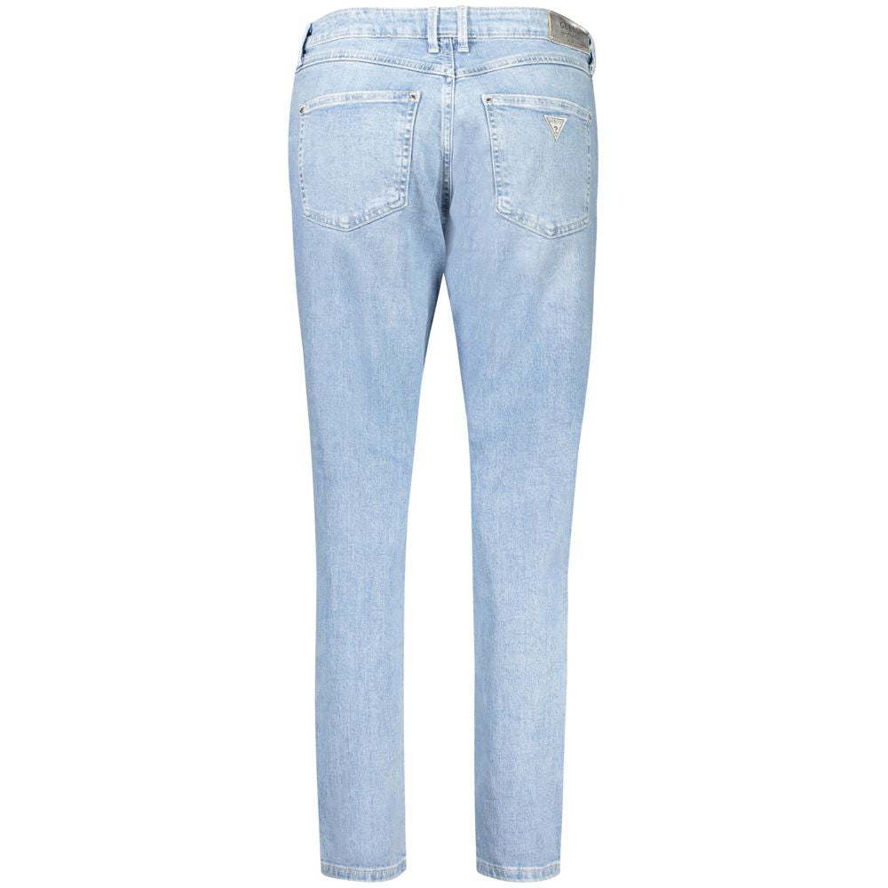 Guess Jeans Blue Cotton Skinny Jeans