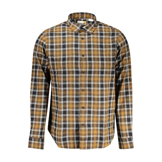 Timberland Marrone Cotton Men Shirt