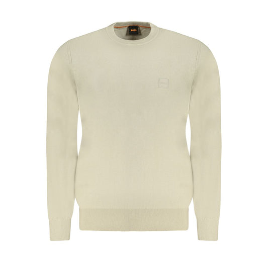 Hugo Boss Beigefarbener Baumwollpullover