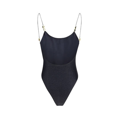 Oséree Black Polyamide One-Piece Swimsuit