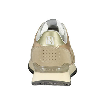 Napapijri Beige Polyester Athletic Sneakers
