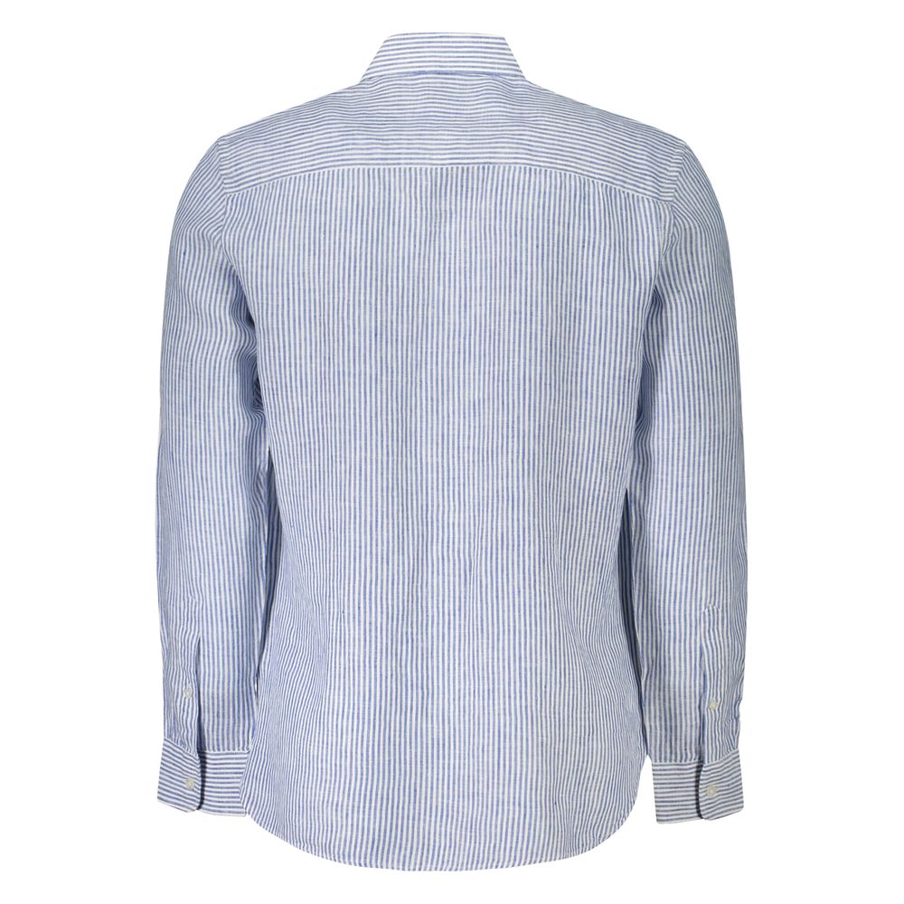 North Sails Blu Linen Men Shirt