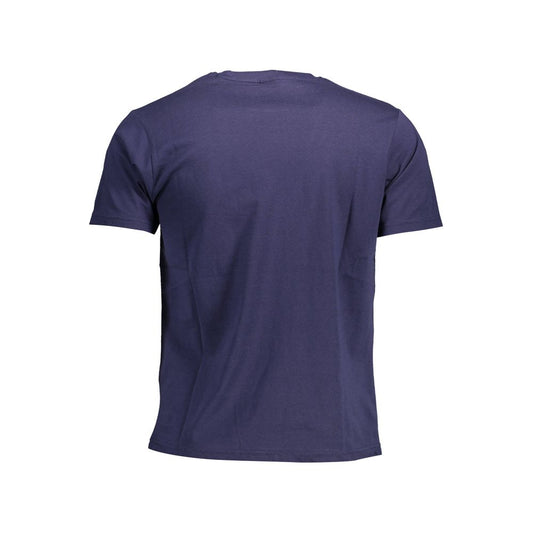 North Sails Blu Cotton Men T-Shirt