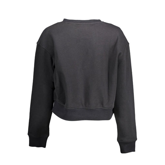 Calvin Klein Schwarzer Baumwollpullover für Frauen