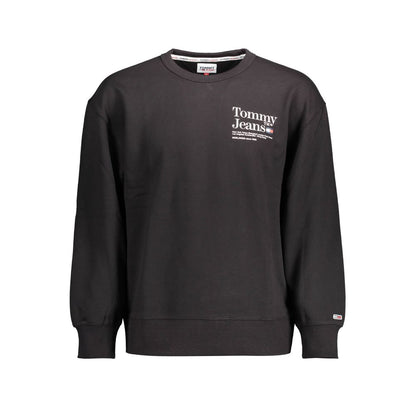 Tommy Hilfiger Schwarzer Baumwollpullover für Männer
