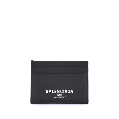 Balenciaga Black Calf Leather Bos Taurus Wallet