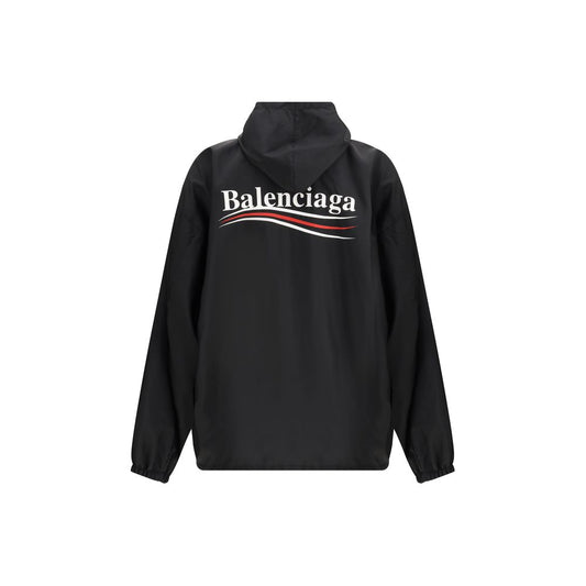 Balenciaga Black Polyester Shell Jacket