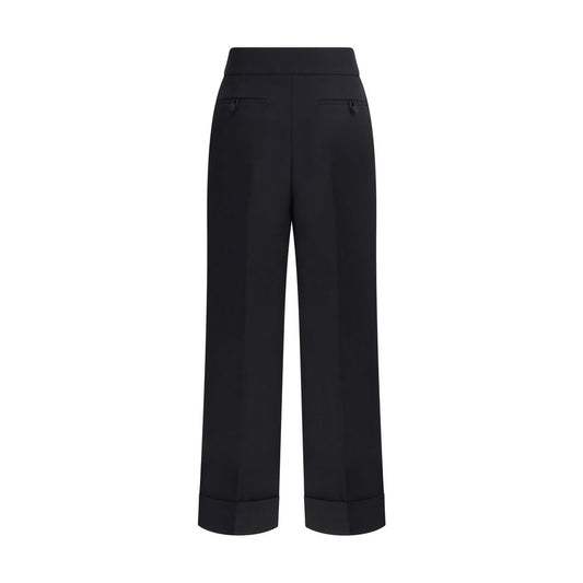 Valentino Black Wool Dress Pants
