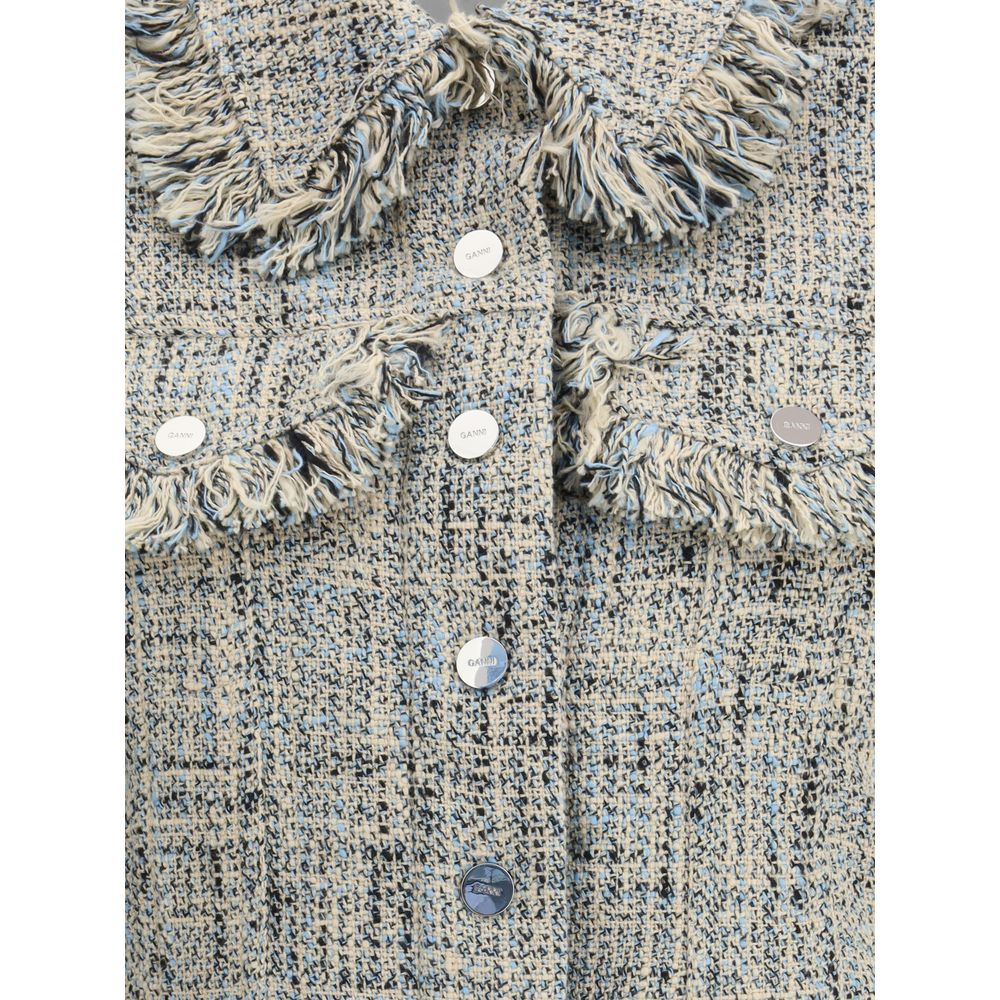 Ganni Multicolor Cotton Coat