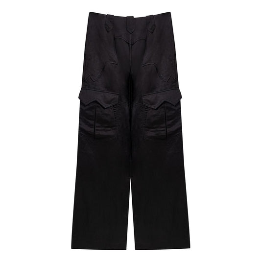 Tom Ford Black Viscose Cargo Pants