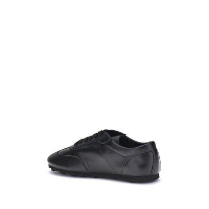 Marni Black Calf Leather Bos Taurus Athletic Sneakers