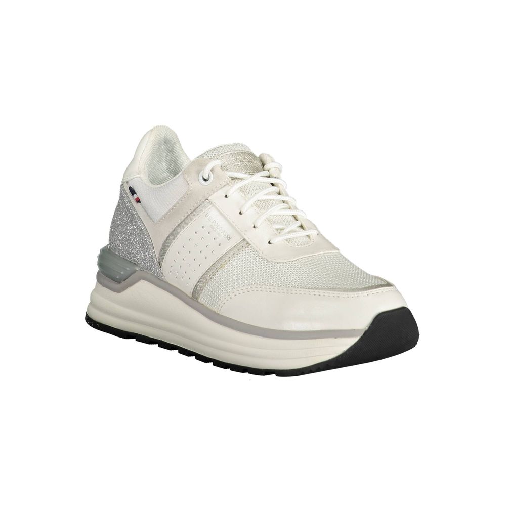 U.S. POLO ASSN. Bianco Eco Suede Women Sneaker