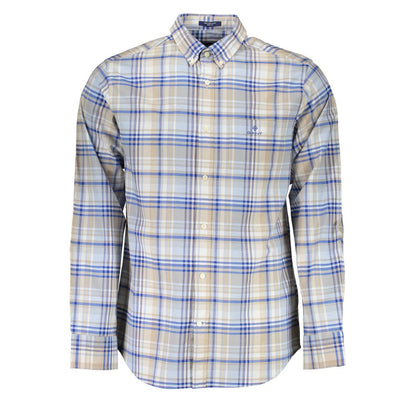 Gant Azzurro Organic Cotton Men Shirt