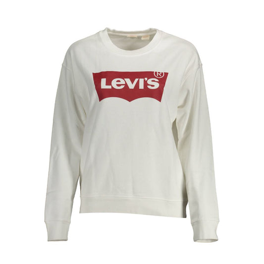 Levi's Weißer Baumwollpullover für Frauen