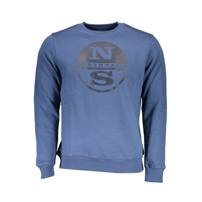 North Sails Blu Cotton Men's Sweatshirt