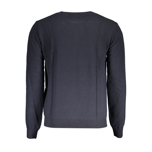 La Martina Blue Polyamide Men Sweater