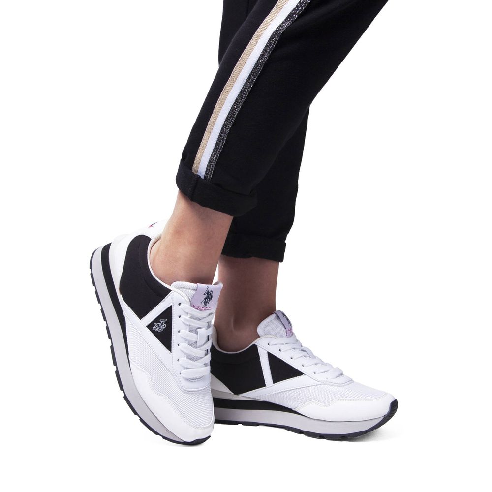 U.S. POLO ASSN. Bianco Poliestere Women Sneaker